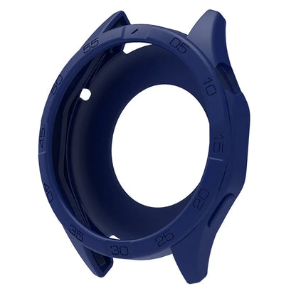 For Huawei Watch GT 4 46mm Protective Case Anti-Scratch Silicone Cover with Dial Plate
