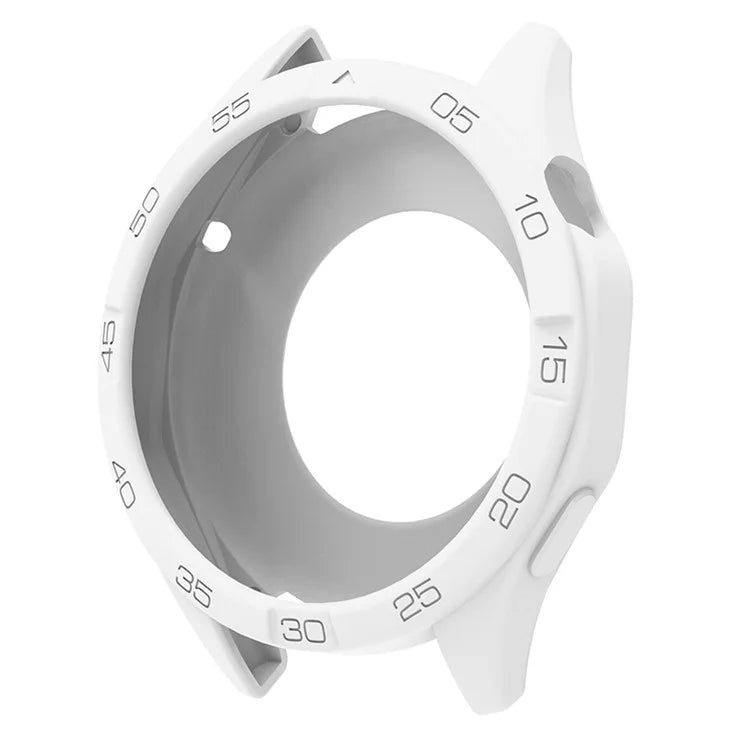 For Huawei Watch GT 4 46mm Protective Case Anti-Scratch Silicone Cover with Dial Plate