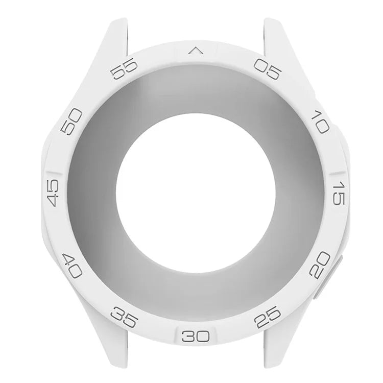 For Huawei Watch GT 4 46mm Protective Case Anti-Scratch Silicone Cover with Dial Plate