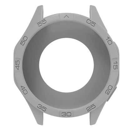 For Huawei Watch GT 4 46mm Protective Case Anti-Scratch Silicone Cover with Dial Plate