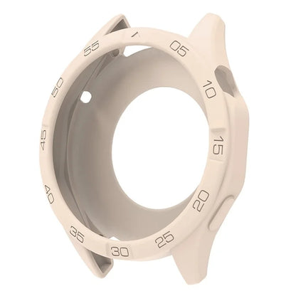 For Huawei Watch GT 4 46mm Protective Case Anti-Scratch Silicone Cover with Dial Plate