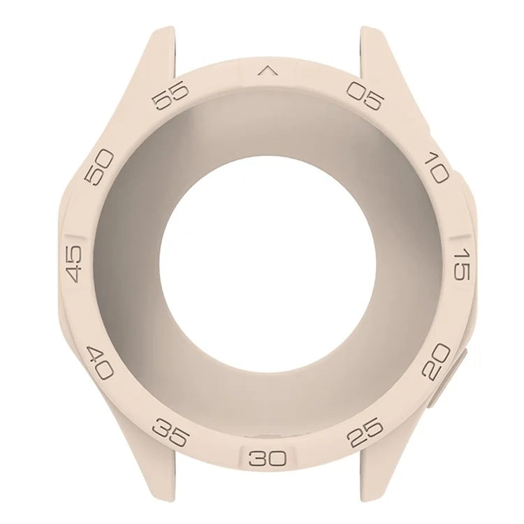 For Huawei Watch GT 4 46mm Protective Case Anti-Scratch Silicone Cover with Dial Plate