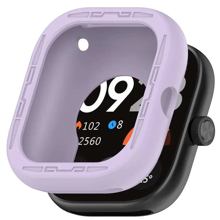 For Xiaomi Redmi Watch 4 Silicone Protective Cover Scratch-Resistant Watch Case