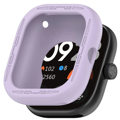For Xiaomi Redmi Watch 4 Silicone Protective Cover Scratch-Resistant Watch Case