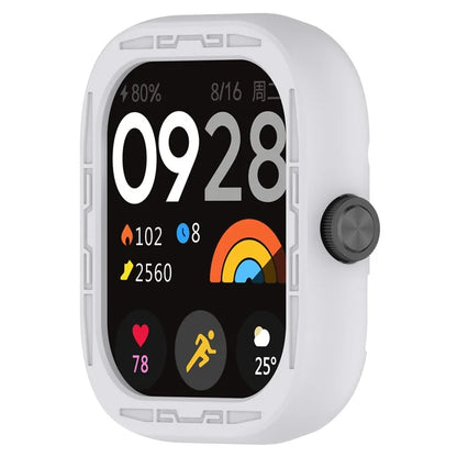 For Xiaomi Redmi Watch 4 Silicone Protective Cover Scratch-Resistant Watch Case