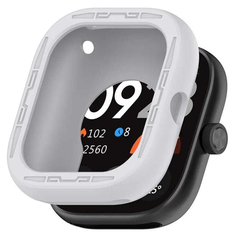 For Xiaomi Redmi Watch 4 Silicone Protective Cover Scratch-Resistant Watch Case