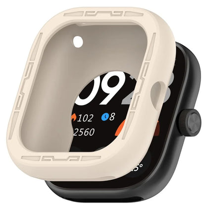 For Xiaomi Redmi Watch 4 Silicone Protective Cover Scratch-Resistant Watch Case