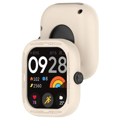 For Xiaomi Redmi Watch 4 Silicone Protective Cover Scratch-Resistant Watch Case