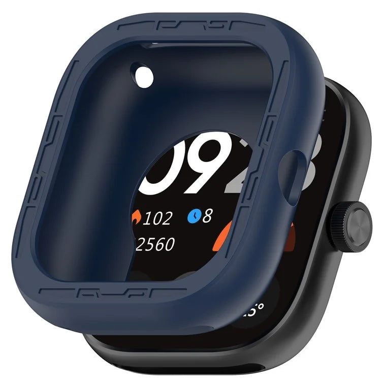 For Xiaomi Redmi Watch 4 Silicone Protective Cover Scratch-Resistant Watch Case