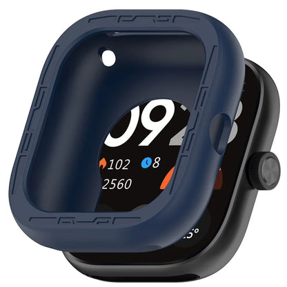 For Xiaomi Redmi Watch 4 Silicone Protective Cover Scratch-Resistant Watch Case