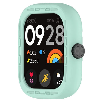 For Xiaomi Redmi Watch 4 Silicone Protective Cover Scratch-Resistant Watch Case