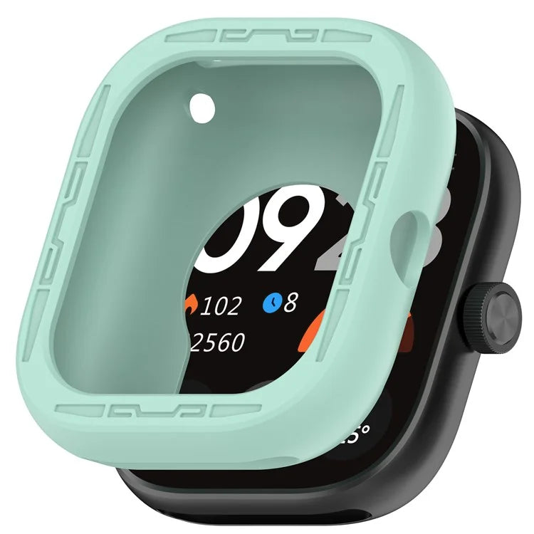 For Xiaomi Redmi Watch 4 Silicone Protective Cover Scratch-Resistant Watch Case
