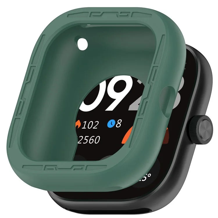 For Xiaomi Redmi Watch 4 Silicone Protective Cover Scratch-Resistant Watch Case