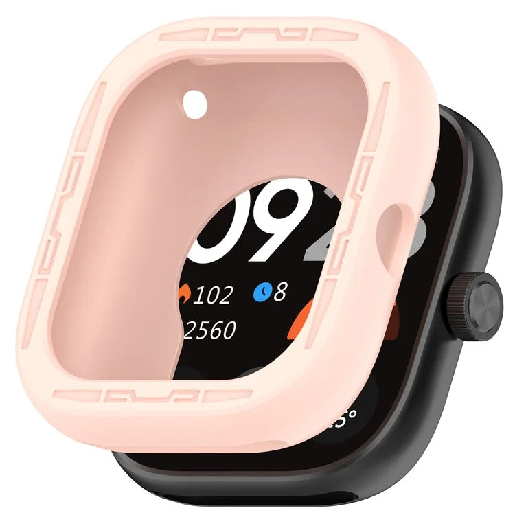 For Xiaomi Redmi Watch 4 Silicone Protective Cover Scratch-Resistant Watch Case