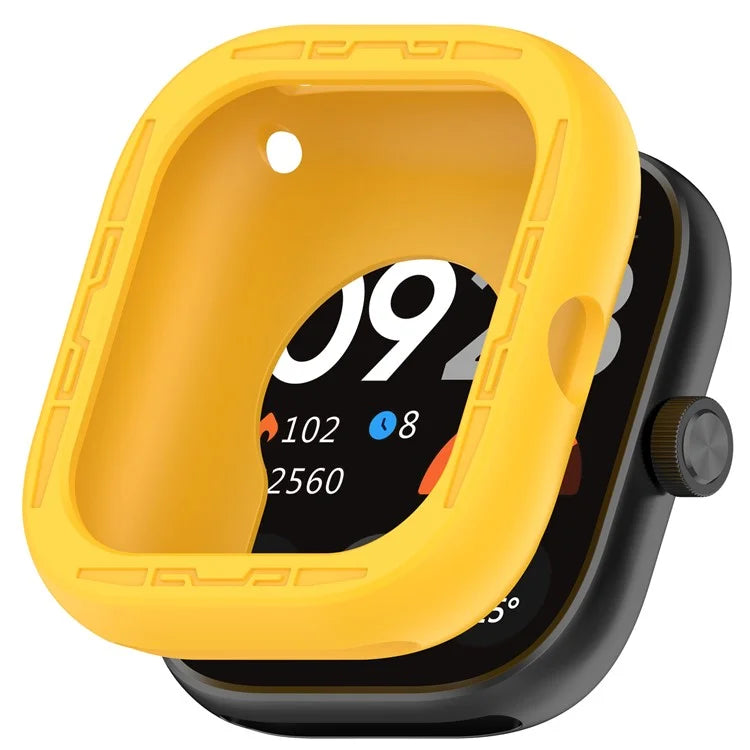 For Xiaomi Redmi Watch 4 Silicone Protective Cover Scratch-Resistant Watch Case