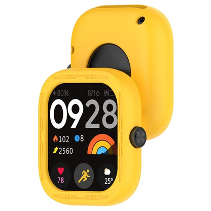 For Xiaomi Redmi Watch 4 Silicone Protective Cover Scratch-Resistant Watch Case