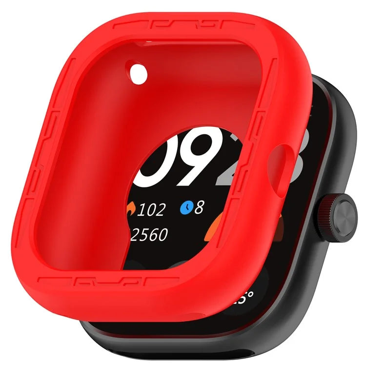For Xiaomi Redmi Watch 4 Silicone Protective Cover Scratch-Resistant Watch Case