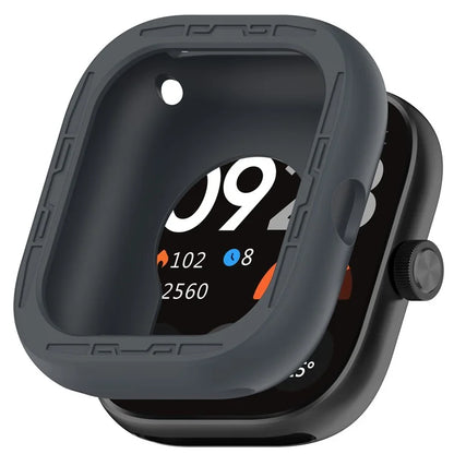 For Xiaomi Redmi Watch 4 Silicone Protective Cover Scratch-Resistant Watch Case