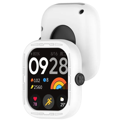 For Xiaomi Redmi Watch 4 Silicone Protective Cover Scratch-Resistant Watch Case