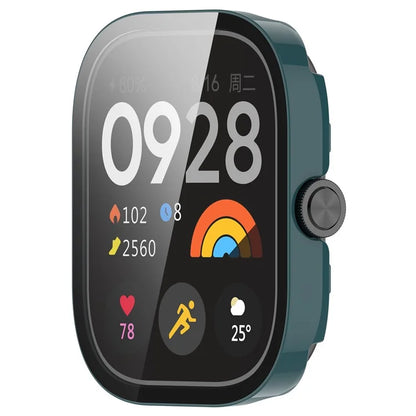 For Xiaomi Redmi Watch 4 Full Protective Case PC Watch Cover with Tempered Glass Screen Protector