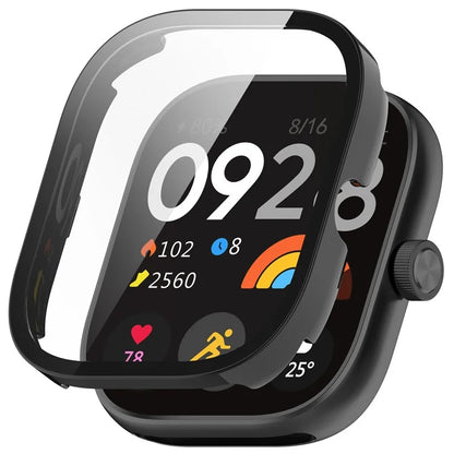 For Xiaomi Redmi Watch 4 Full Protective Case PC Watch Cover with Tempered Glass Screen Protector