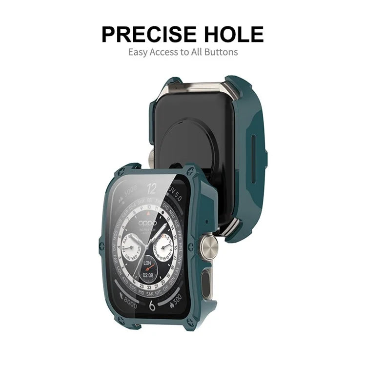ENKAY HAT PRINCE For Oppo Watch 4 Pro Case Overall Protective Watch Cover with Screen Protector