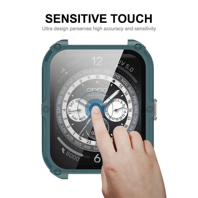 ENKAY HAT PRINCE For Oppo Watch 4 Pro Case Overall Protective Watch Cover with Screen Protector