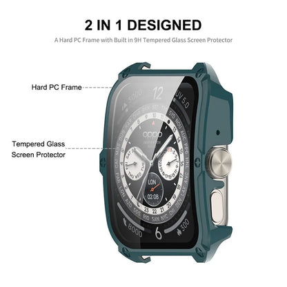 ENKAY HAT PRINCE For Oppo Watch 4 Pro Case Overall Protective Watch Cover with Screen Protector