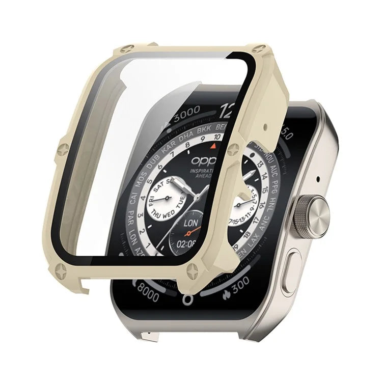 ENKAY HAT PRINCE For Oppo Watch 4 Pro Case Overall Protective Watch Cover with Screen Protector