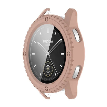 ENKAY HAT PRINCE For Xiaomi Watch S3 Case with Tempered Glass Screen Protector Hard PC Watch Cover