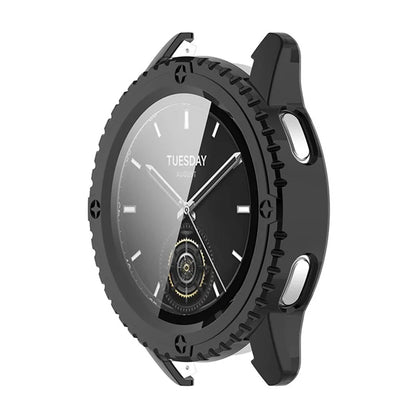 ENKAY HAT PRINCE For Xiaomi Watch S3 Case with Tempered Glass Screen Protector Hard PC Watch Cover
