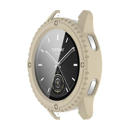 ENKAY HAT PRINCE For Xiaomi Watch S3 Case with Tempered Glass Screen Protector Hard PC Watch Cover