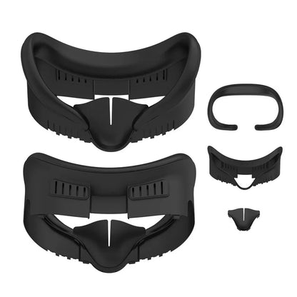 Face Cover for Meta Quest 3 VR Headset Washable ABS+PU Replacement Mask