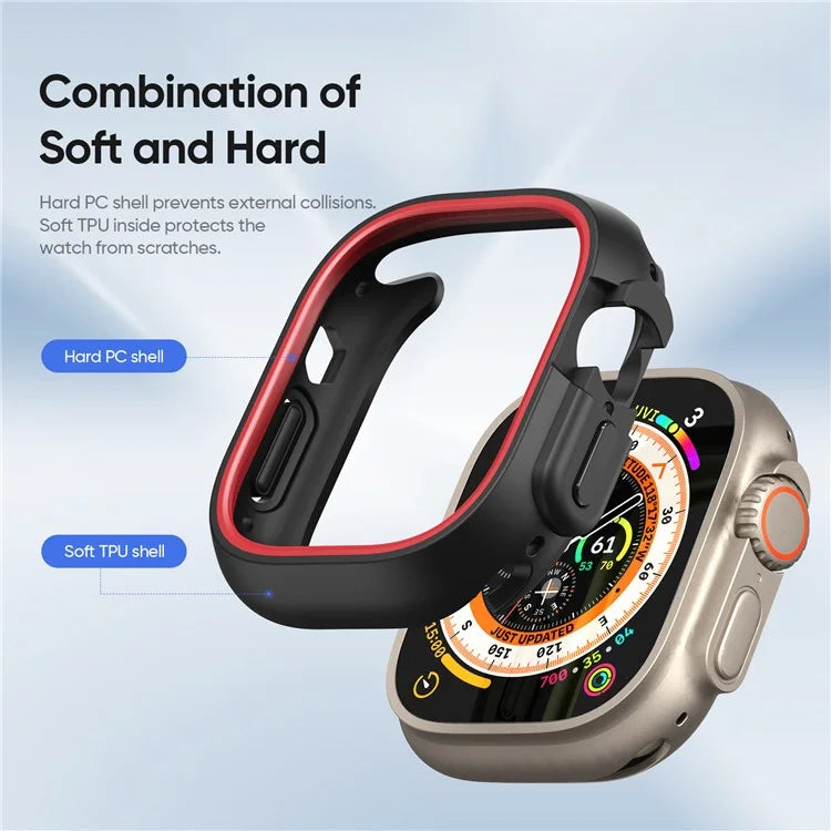DUX DUCIS Bamo Series for Apple Watch Ultra 2 / Ultra 49mm Watch Case PC+TPU Cover