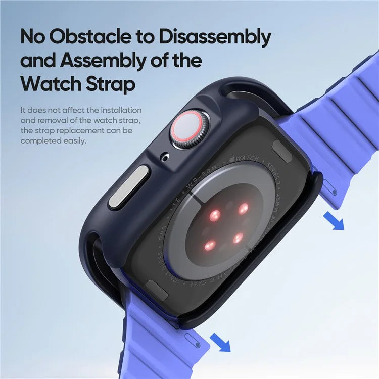 DUX DUCIS Bamo Series for Apple Watch Series 9 8 7 45mm Watch Case Anti-drop Watch Cover