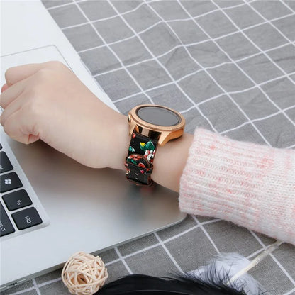 For Huawei Watch GT / Watch GT 2 46mm / 42mm / Samsung Galaxy Watch 46mm Watch Strap Top Layer Cowhide Wrist Band