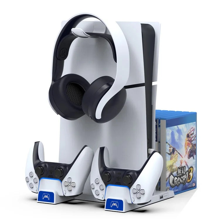 IPEGA PG-P5S009 Game Disc Headset Storage for PS5 / PS5 Slim Charging Dock