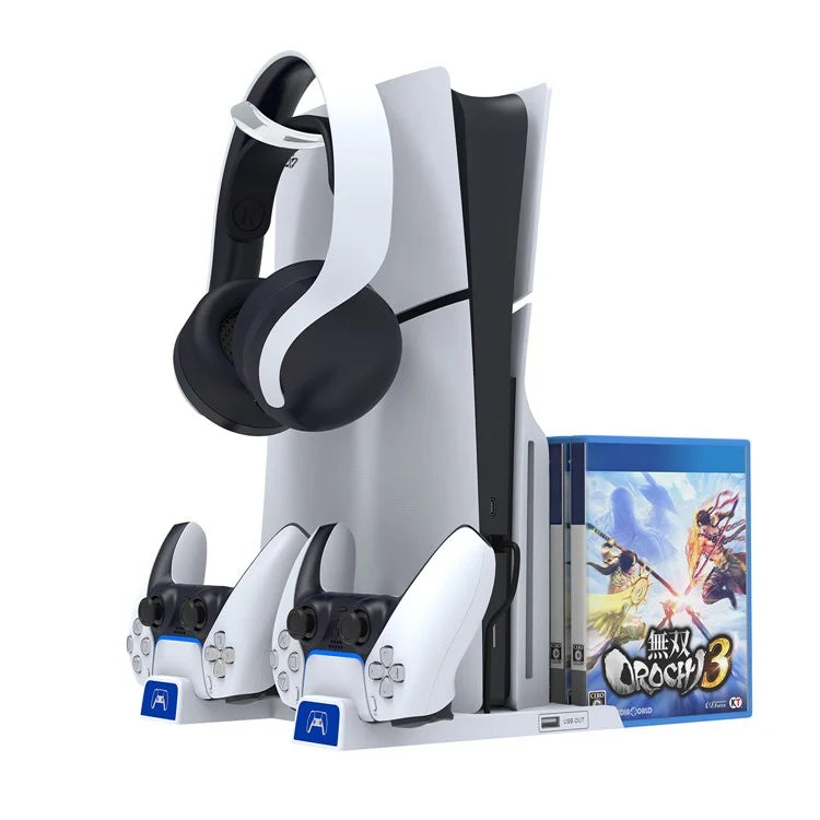 IPEGA PG-P5S009 Game Disc Headset Storage for PS5 / PS5 Slim Charging Dock