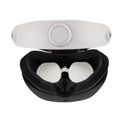 For Sony PlayStation VR2 Silicone Headset Case + Lens Cap + 2 Thumb Grip Caps