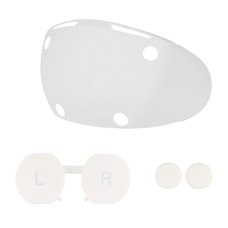 For Sony PlayStation VR2 Silicone Headset Case + Lens Cap + 2 Thumb Grip Caps