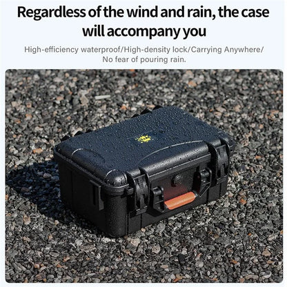 DEVASO For Microsoft Xbox Series S Portable Waterproof Anti-shock PP Storage Box Game Console Carrying Case