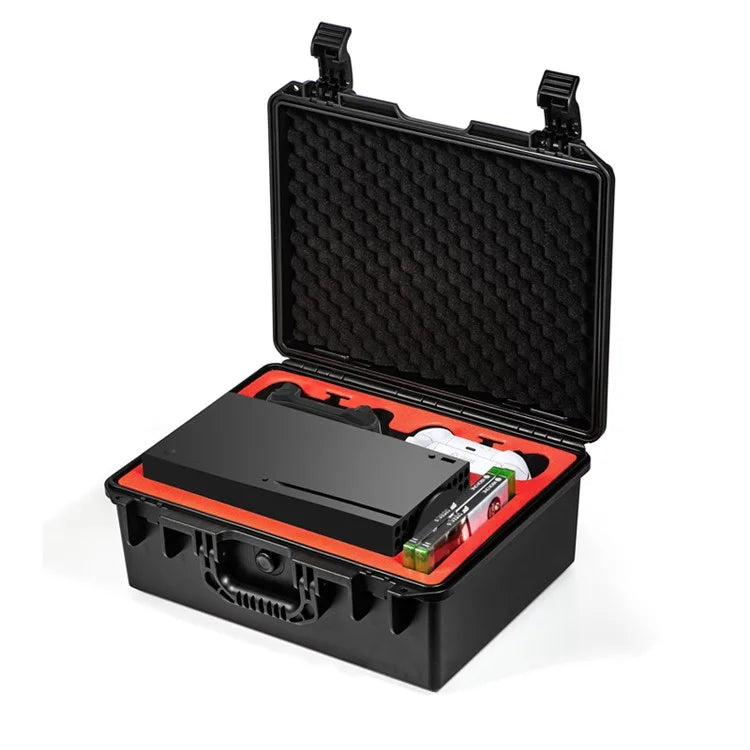 DEVASO For Microsoft Xbox Series X Portable PP Storage Box Waterproof Anti-shock Game Console Carrying Case