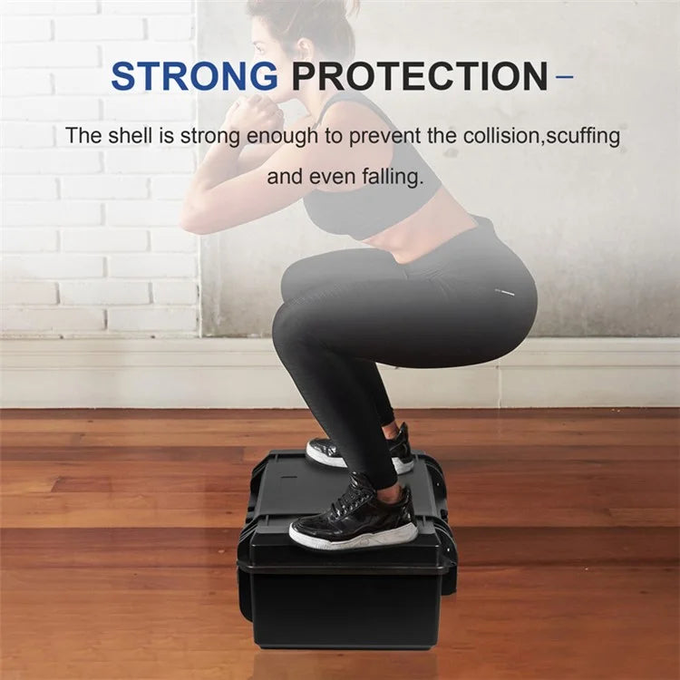 DEVASO For Microsoft Xbox Series X Portable PP Storage Box Waterproof Anti-shock Game Console Carrying Case