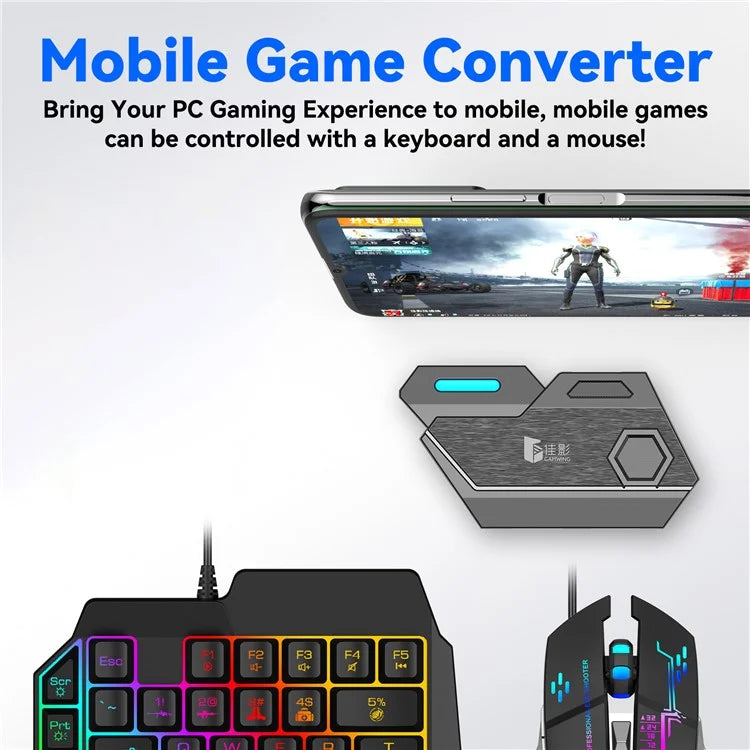 GAMWING Mix SE Keyboard Mouse Adapter Converter Gaming Accessory for iOS Android