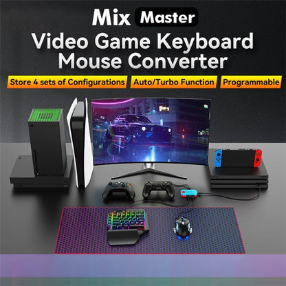 GAMWING Mix Master Video Game Keyboard & Mouse Converter Adapter