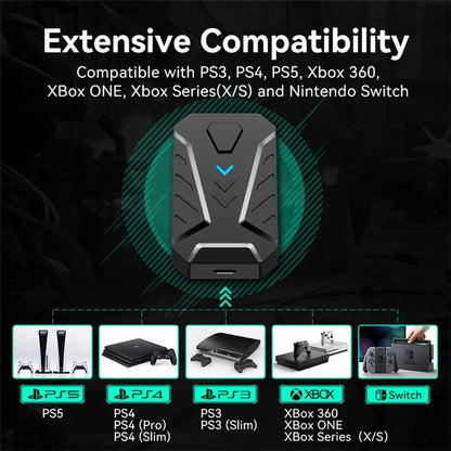 GAMWING Mix Master Video Game Keyboard & Mouse Converter Adapter