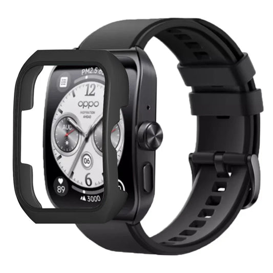 For Oppo Watch 4 Pro Watch Frame Case Scratch-proof Hard PC Protective Cover