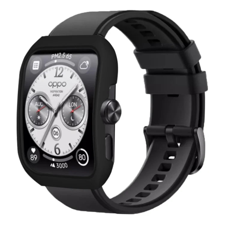 For Oppo Watch 4 Pro Watch Frame Case Scratch-proof Hard PC Protective Cover