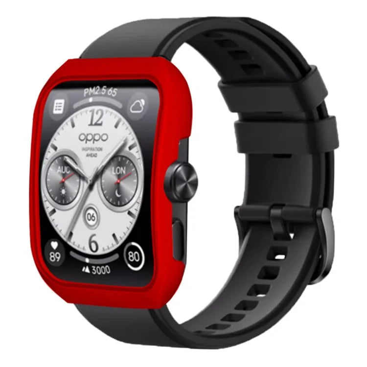 For Oppo Watch 4 Pro Watch Frame Case Scratch-proof Hard PC Protective Cover