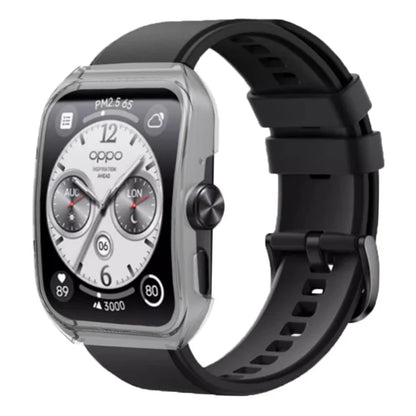 For Oppo Watch 4 Pro Watch Frame Case Scratch-proof Hard PC Protective Cover